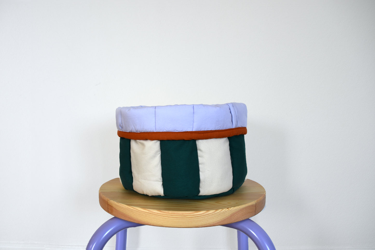 Green White Basket