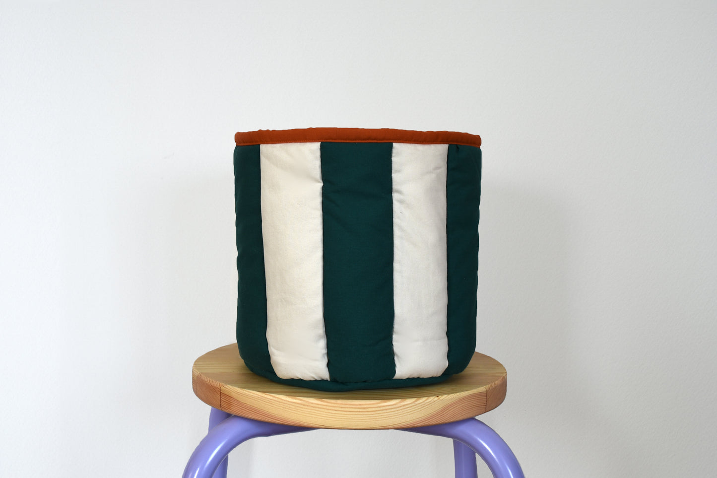 Green White Basket