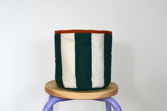 Green White Basket
