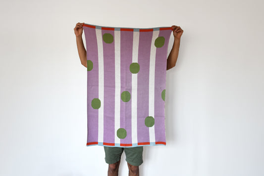 Children’s Purple Organic Cotton Blanket