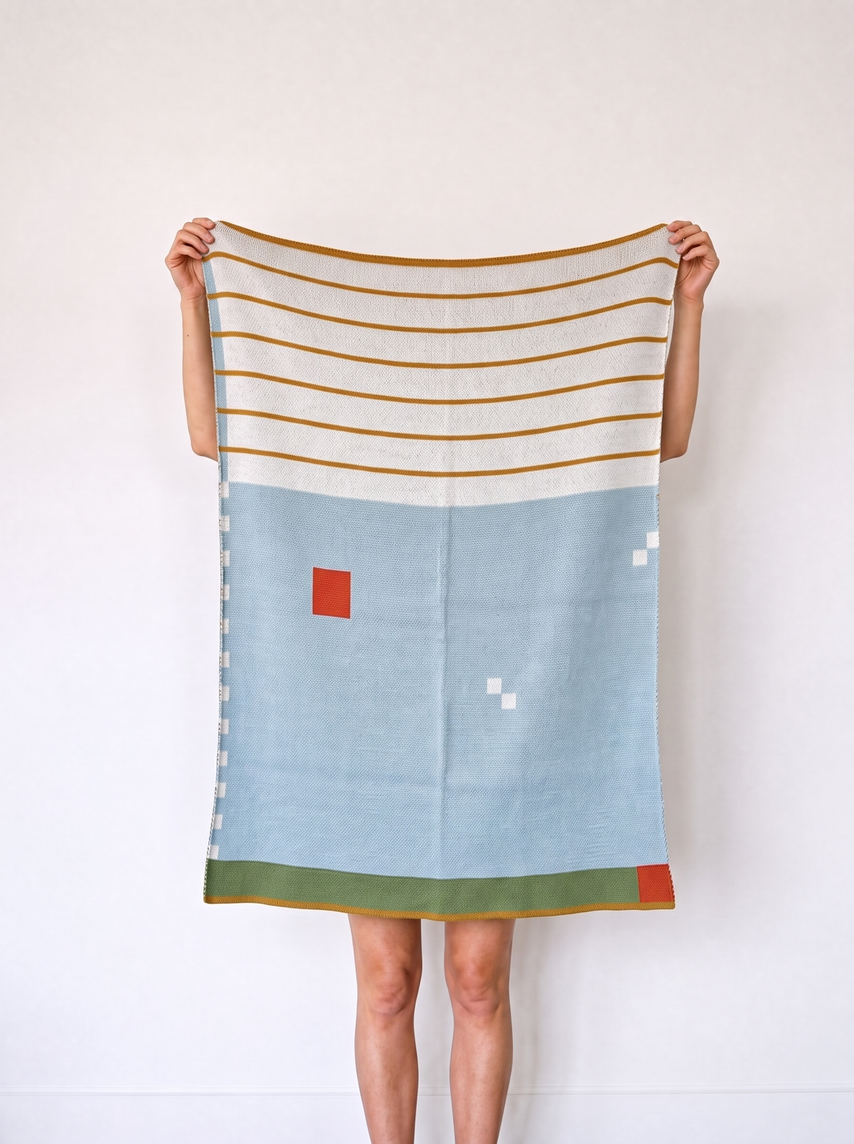 Children’s Blue Organic Cotton Blanket