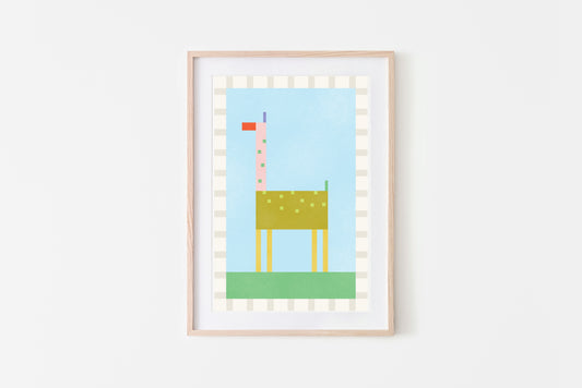 Giraffe poster